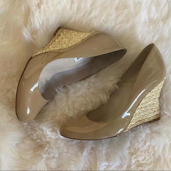 LK Bennett Maddox Wedge Pump in Nude Taupe - Picture 3 of 9